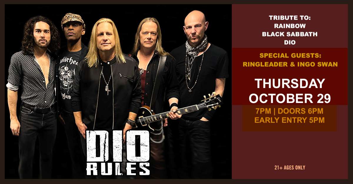 Dio Rules: Tribute to Rainbow, Black Sabbath, & Dio